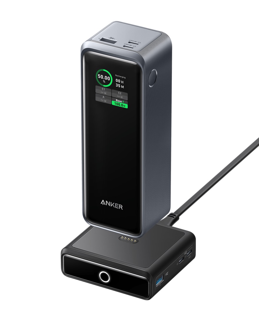Anker Prime Power Bank 26K 300W model A110A with charging base
